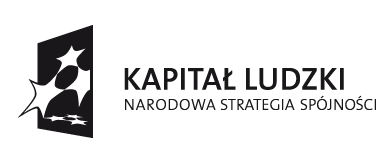 Kapitał Ludzki Narodowa Strategia Spójności - Logo